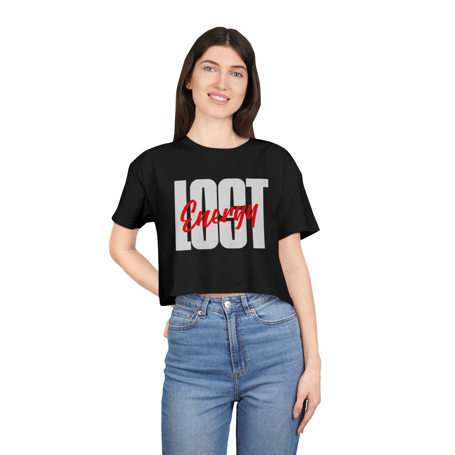 Women's Crop Tee 'Lost Energy'