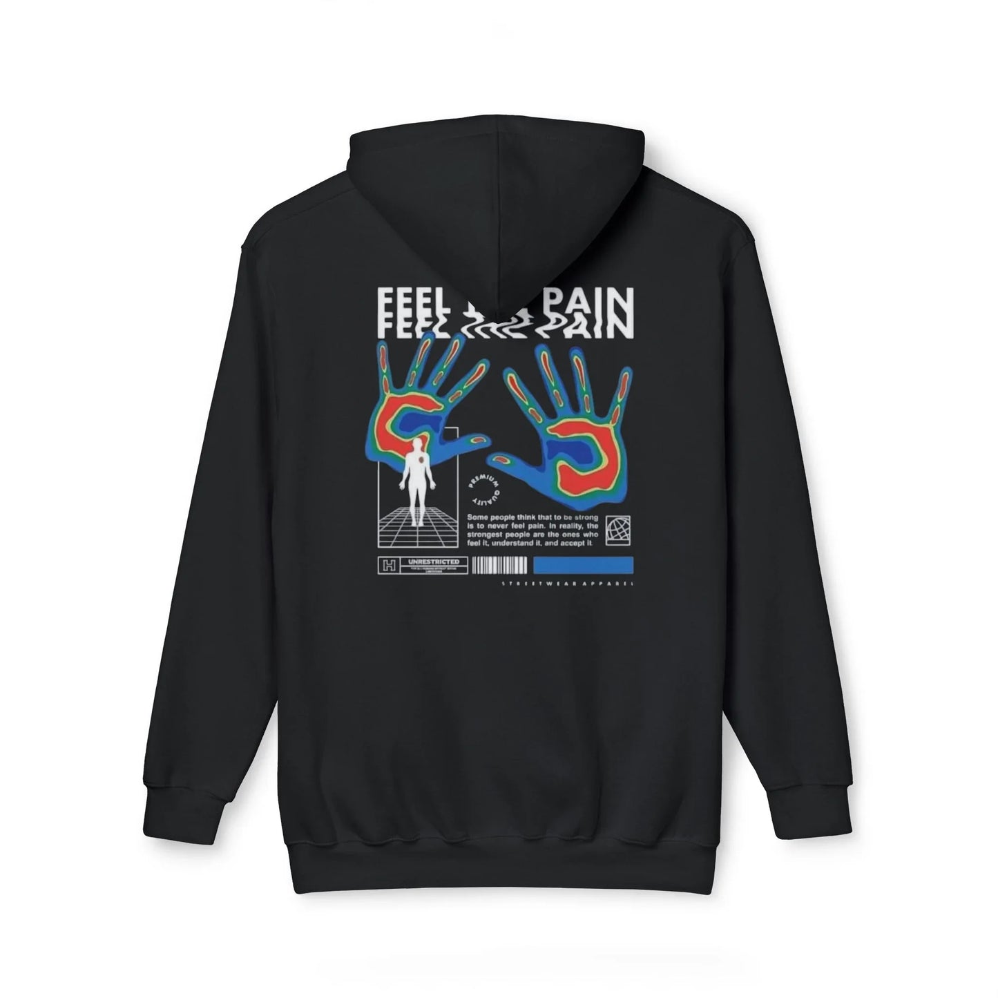 Feel the Pain Graphic Hoodie