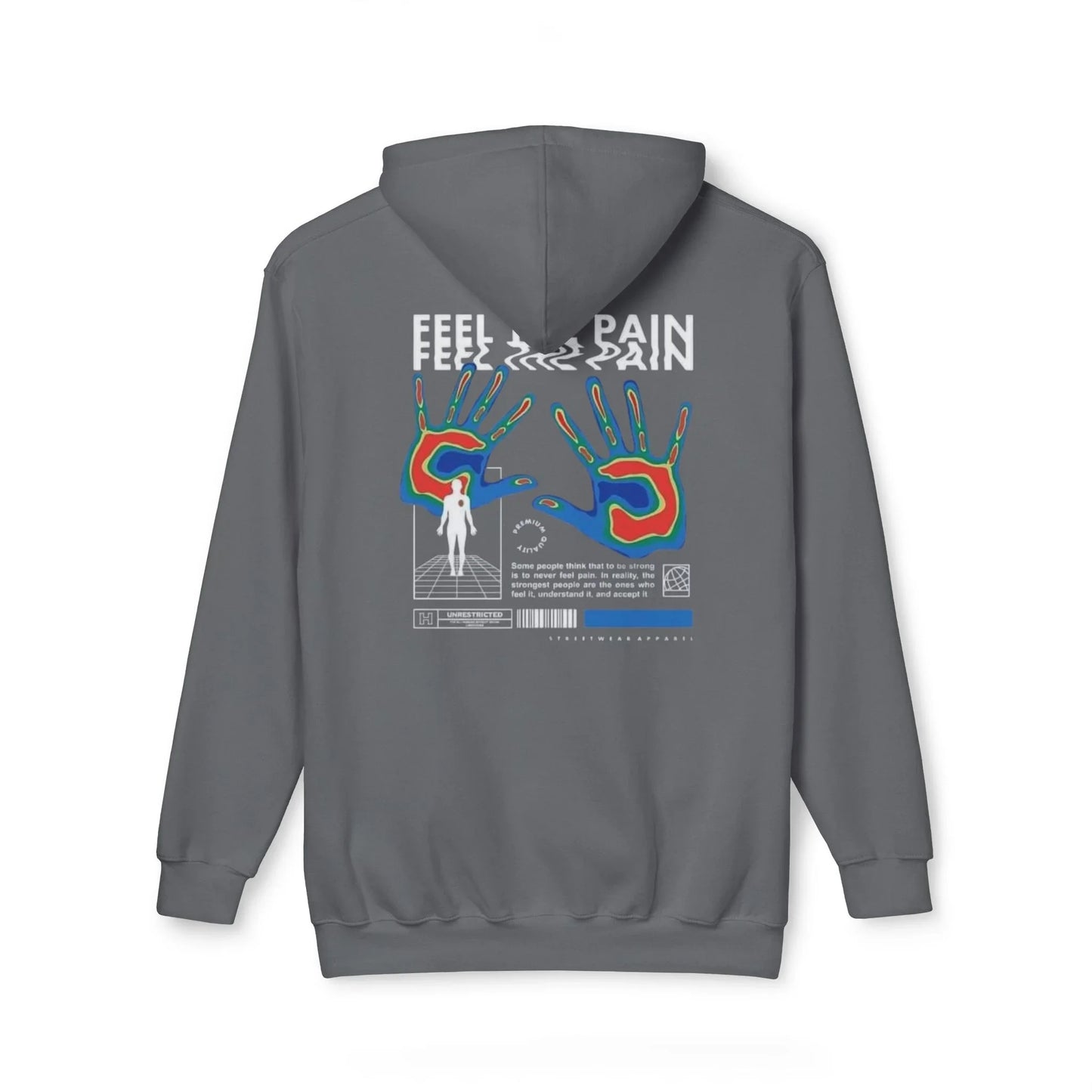 Feel the Pain Graphic Hoodie