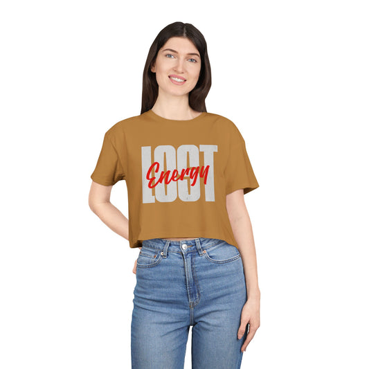 Women's Crop Tee 'Lost Energy'